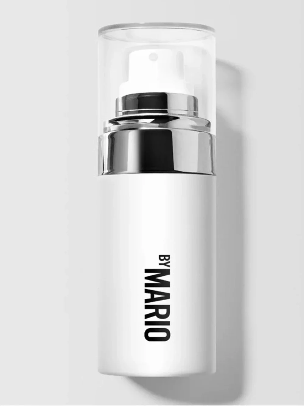 Makeup By Mario White Primer Pump with Silver Accents